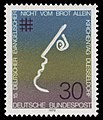 Briefmarke der Deutschen Bundespost (1973): Deutscher Evangelischer Kirchentag 1973 in Düsseldorf