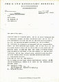 Denkmalschutzamt Hamburg, 12.05.1987: Mitteilung an die antragstellende Hausbewohnerin über die Schutzwürdigkeit des Hauses als Kulturdenkmal