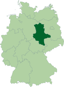 Poziția regiunii Landul Saxonia-Anhalt (Sachsen-Anhalt)