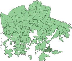 Location in Helsinki