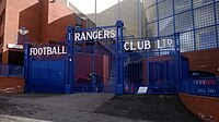 Scala in vetrocemento in Ibrox Stadium