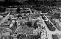 Das zerstörte Koblenz 1945, links oben das ausgebrannte Kurfürstliche Schloss, rechts der Friedrich-Ebert-Ring