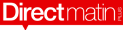 Old logo of Direct Matin Plus from 28 January 2008 to 21 May 2010.