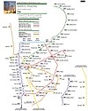 Manila metropolitan railway map