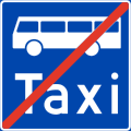 Ende Bus-/Taxispur