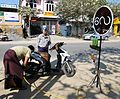 Tankstelle in der Großstadt Mandalay