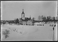 Die Klosterkirche um 1911 Foto: Ellisif Wessel