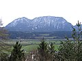 Kleiner (links) und Großer Pölven (rechts) von Langkampfen aus gesehen