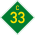 C33 road shield}}