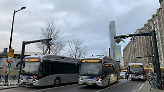 Terminal bus di Rotterdam Centraal