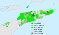 Bevölkerungsentwicklung Ostimor 2004-2010