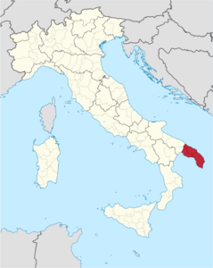 Karte von Salento
