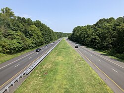 Route 55 viewed north in Mantua Township