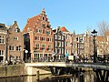 Amsterdam, view to a street: de Oudezijds Voorburgwal