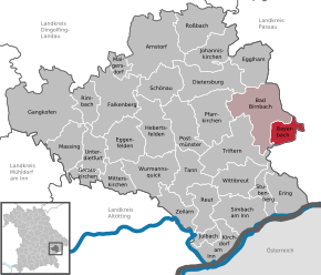 Poziția localității Bayerbach