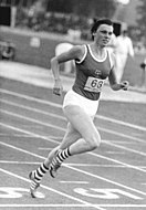 Olympiasiegerin Bärbel Eckert, spätere Bärbel Wöckel