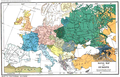 Εθνογραφικός χάρτης του 1922 της Ευρώπης