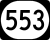 Kentucky Route 553 marker