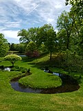 Meandering creek at Innisfree Garden