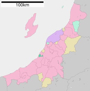 Lage Kariwas in der Präfektur