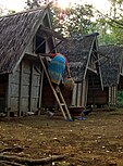 Leuit, Sundanese traditional granary, in West Java, Indonesia