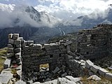 Ruine der Mandrone Hütte