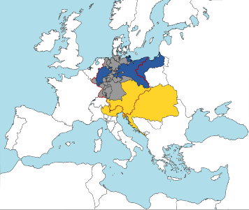 1820 map of the German Confederation