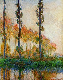 Monet Three Trees in Autumn