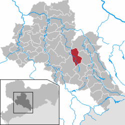 Oberschöna – Mappa