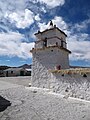 The church in Parinacota village