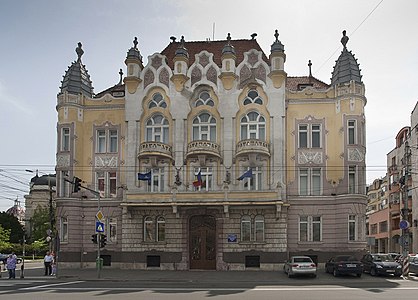 Palatul Prefecturii (1910-1911), de József Huber, secesionist