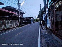 Soi (alley) in Talat, Mueang Maha Sarakham