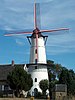 Couchezmolen, bakstenen stellingmolen van ca. 1870