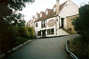 The Cross Guns pub at Avoncliff near Bradford on Avon