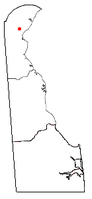 Location of Bear, Delaware