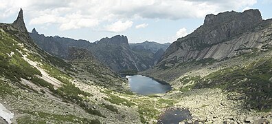 Il lago Gornych Duchov.