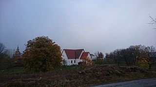 View of the church grounds