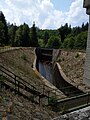 Ingang van de watertunnel vanuit de Helle naar de Vesderstuwdam