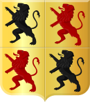 Wappen von Ilpendam als Teil der Hohen Herrlichkeit Purmerland und lpendam (Löwe)