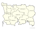 Jangipara CD block map showing GP areas