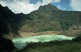 Kelud met kratermeer