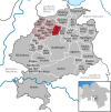 Lage der Gemeinde Lauenhagen im Landkreis Schaumburg