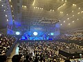 Interior of Makuhari Event Hall before a live event of Aqours