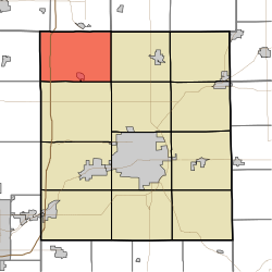 Location of Washington Township in Delaware County