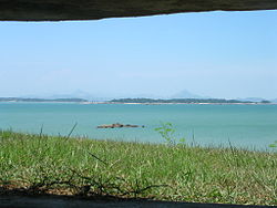 View of Jiaoyu from Mashan Broadcasting and Observation Station, Jinsha, Kinmen (Quemoy)