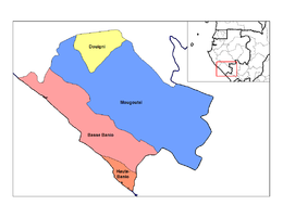 Dipartimento di Mougoutsi – Mappa