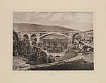 Die Brücke 1883, Photographie aus Les Travaux Publics de la France