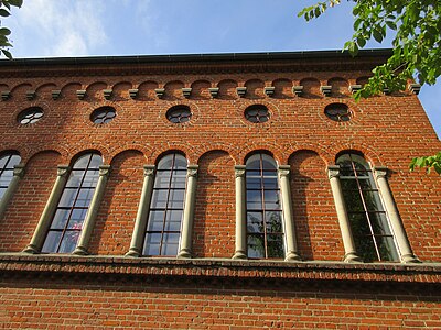 The east side of the Library Building