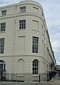 Wegen der Fenstersteuer zugemauerte Fenster in Southampton, England