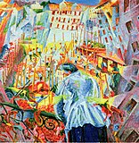 Umberto Boccioni, La strada entra nella casa